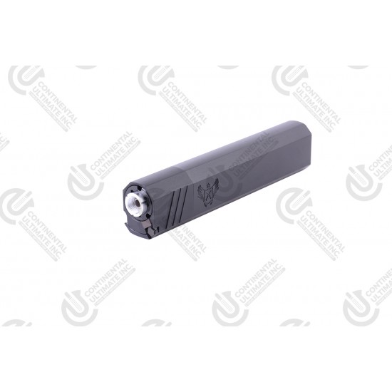 OSP Range up Suppressor 6inch (14MM+) For AEG Rifles & GBB Pistols BK[Range Up Function optional]