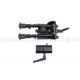 Swinging Bipod w/20mm QD turnable attachment 6”