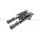 Swinging Bipod w/20mm QD turnable attachment 6”