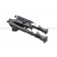 Swinging Bipod w/20mm QD turnable attachment 6”