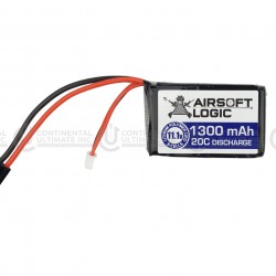 Airsoft Logic 11.1V Li-po Battery 1300maH (PEQ 15)