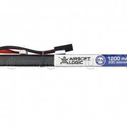 Airsoft Logic 11.1V Li-po Battery 1200maH (Thin Stick for AK)