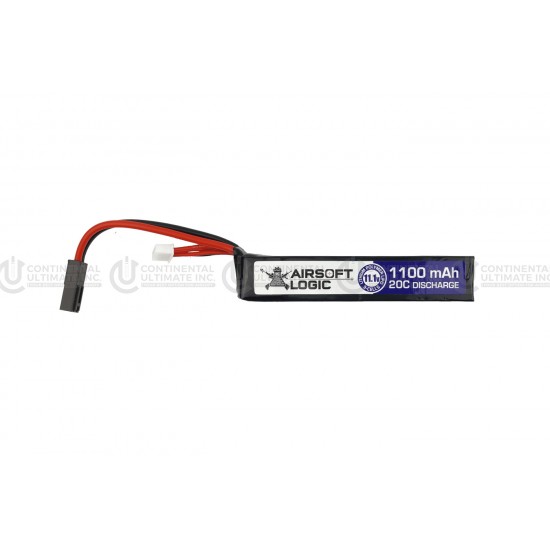 Airsoft Logic 11.1V Li-po Battery 1100maH (Stick)