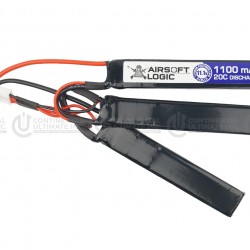 Airsoft Logic 11.1V Li-po Battery 1100maH (Triplet)