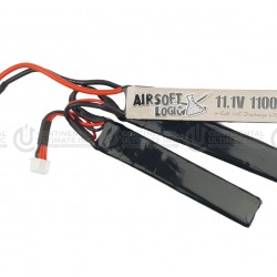 Airsoft Logic 11.1V Li-po Battery 1100maH (Triplet) DEAN CONNECTOR