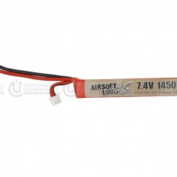 Airsoft Logic 7.4V Li-po Battery 1450maH (Stick) High Discharge DEAN CONNECTOR