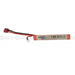 Airsoft Logic 7.4V Li-po Battery 1450maH (Stick) High Discharge DEAN CONNECTOR