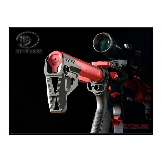 Big Dragon SI Style Lightweight Aluminum Stock Pipe For: AEG-RD