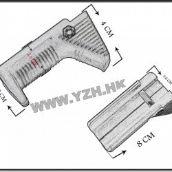 BD Tactical HandStop/Angled Airsoft Foregrip/DE