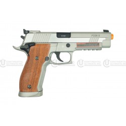 Sig Sauer P226 X5 CO2 Full Metal Blowback- Silver/Wood Style Grip