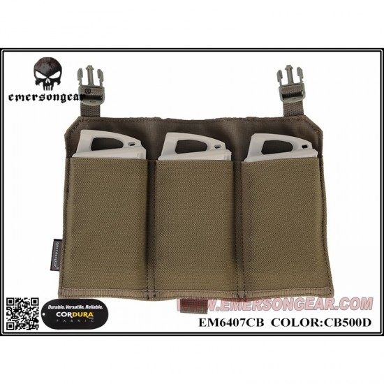 Emerson Gear BASILISK M4 Triple Rapid Magazine Panel/CB500D