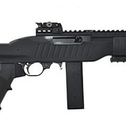 KC-02 GAS CARBINE W/LONG MAG & FLIP UP SIGHTS