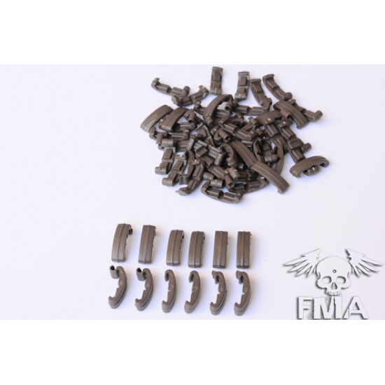 TACTICAL INDEXCLIPS FOR RAIL 60PCS SET (OD)