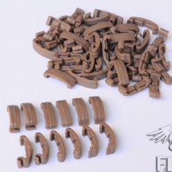 TACTICAL INDEXCLIPS FOR RAIL 60PCS SET (DE)