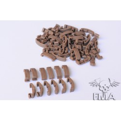 TACTICAL INDEXCLIPS FOR RAIL 60PCS SET (DE)