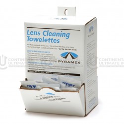 100 Individually packaged Lens Cleaning Towelettes in a box