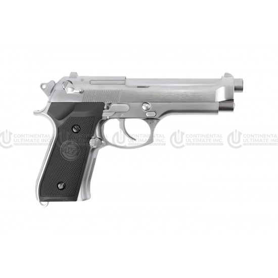 M92 SILVER W/EXTENDED BARREL & SILENCER